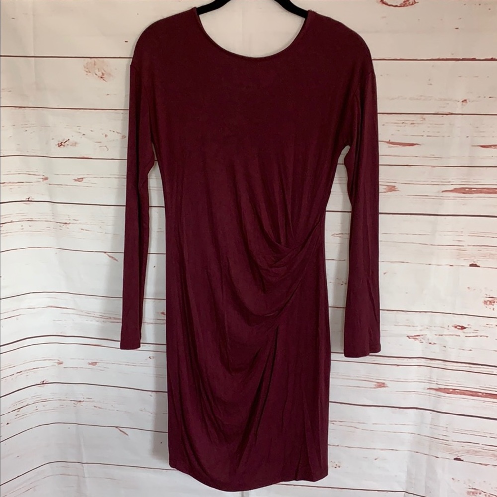 Deep Burgundy Dress